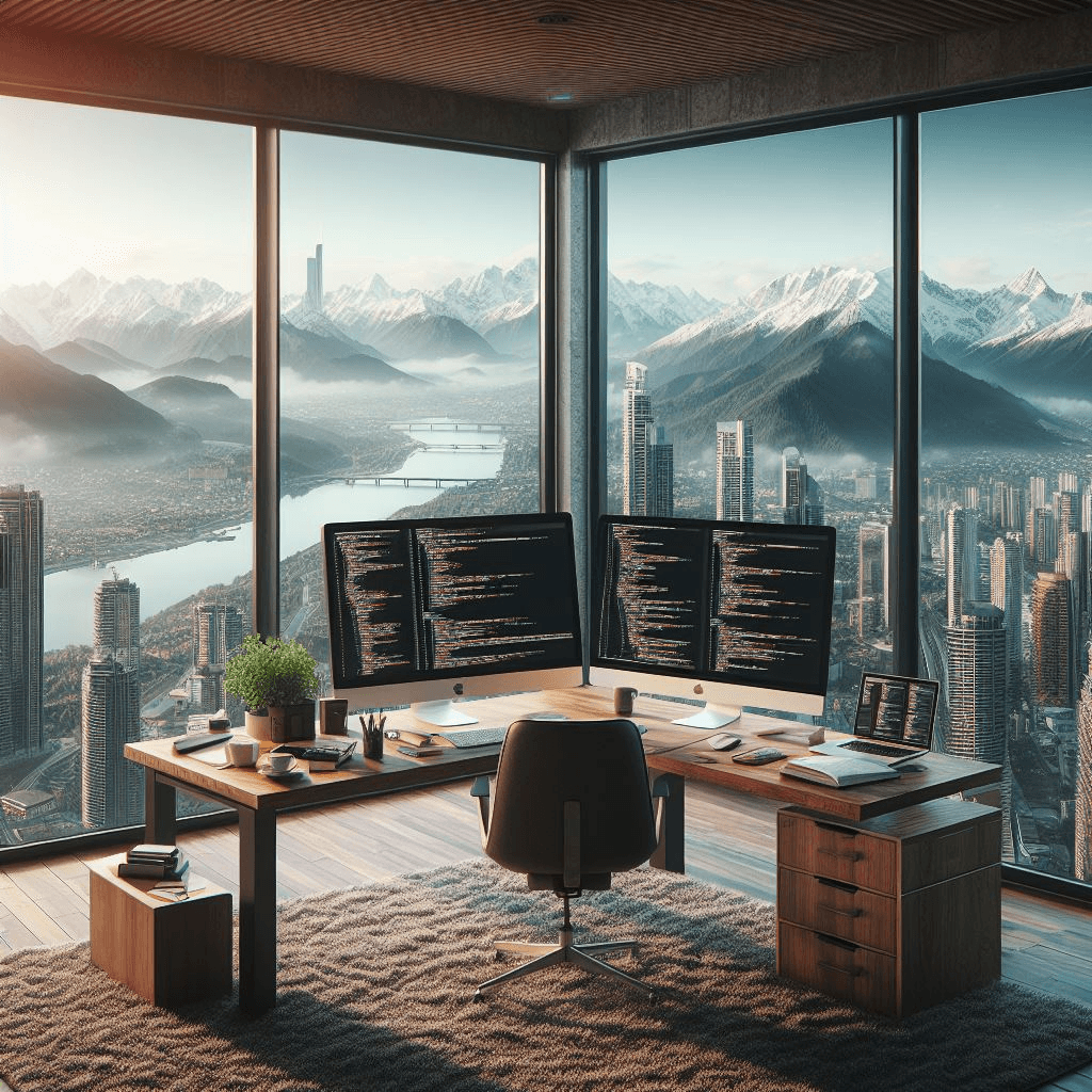 Dream desk setup I would die for!